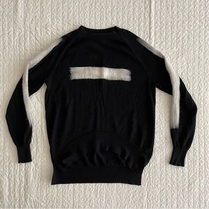 all saints navy sweater
